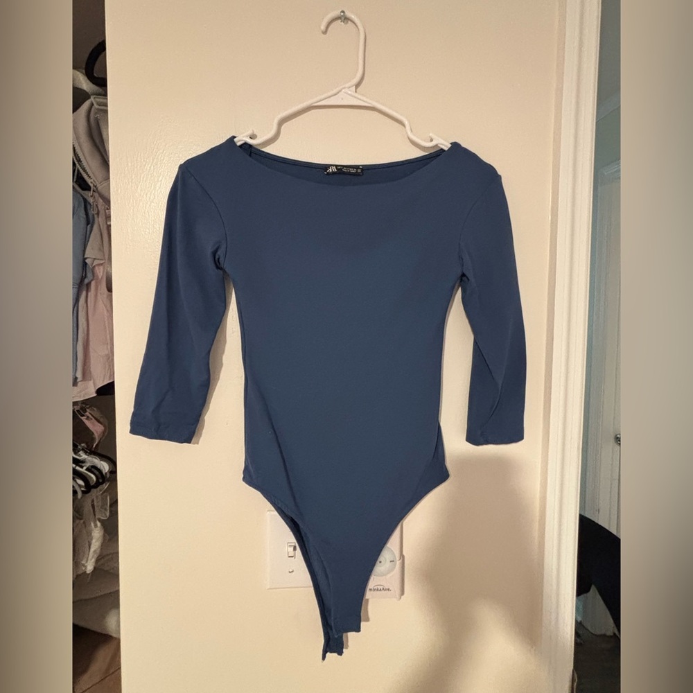 Blue Zara One Piece Bodysuit